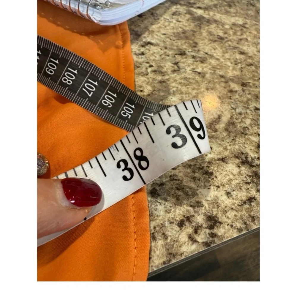 H&M Bold Orange Long Sleeve Dress